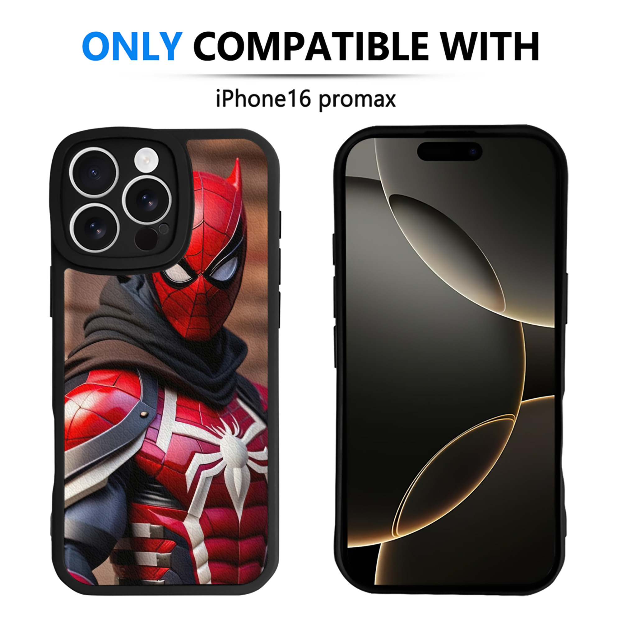 （画像用） Deadpool デッドプール 【iPhone 16シリーズ対応】シリコンスマホケース（レザー調） 材質：シリコン